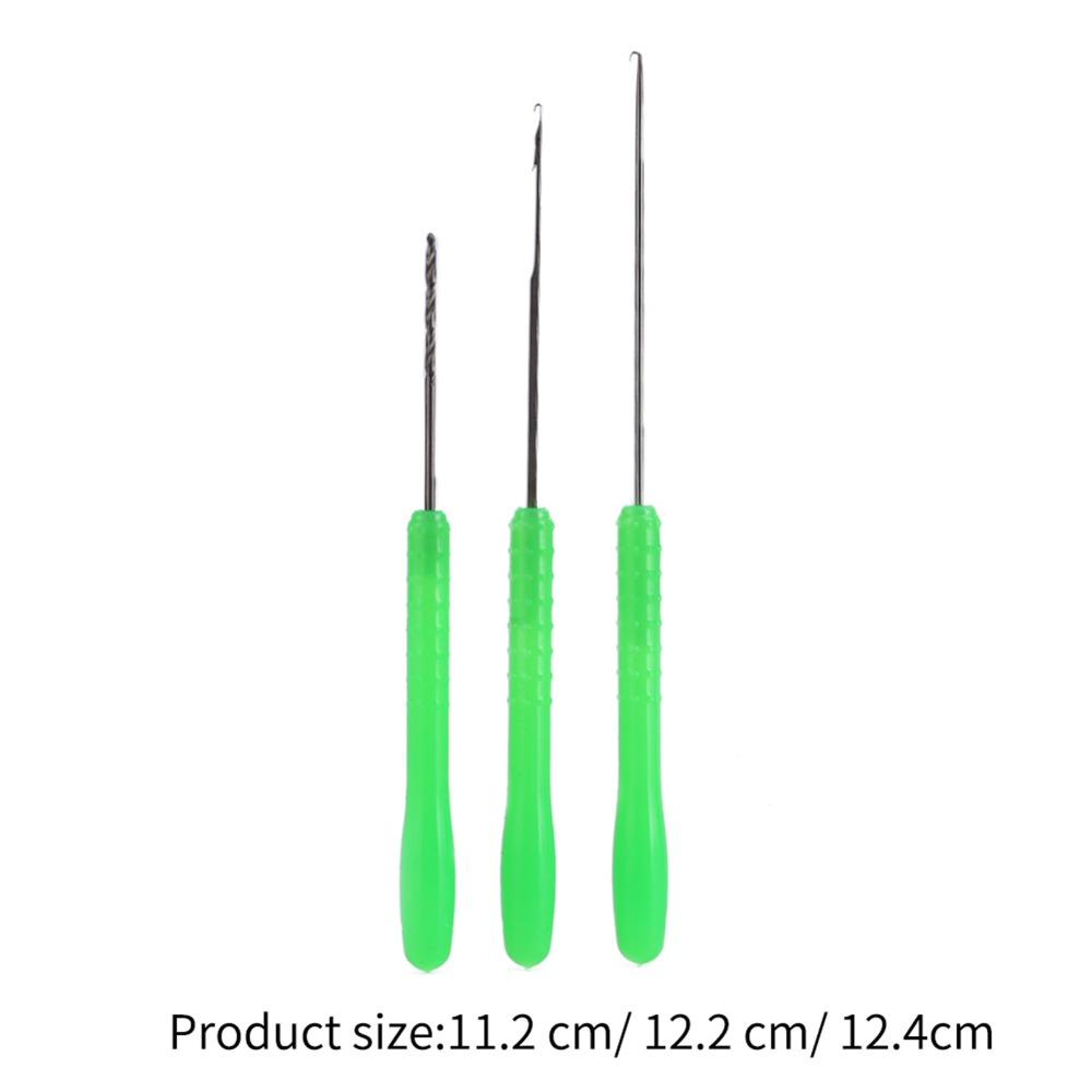 2 Sets 3 in 1 Baiting Needle Tool Lightweight Fishing Bait Needle  for Baiting