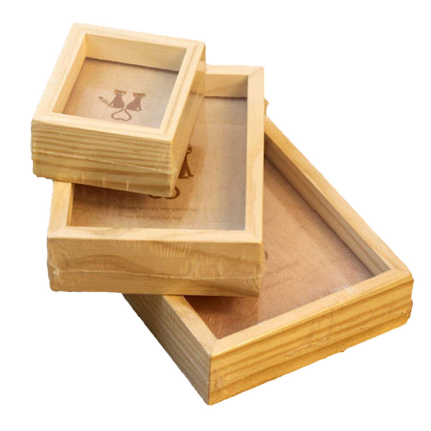 

3 шт. мини-Свадебный декор модная деревянная фоторамка винтажная фоторамка