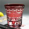 Ručně vyráběná japonská křišťálová sklenice na whisky Edo Kiriko