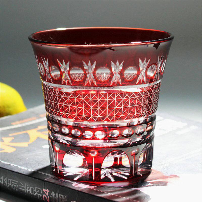

Handmade Japanese Edo Kiriko Crystal Whiskey Glass