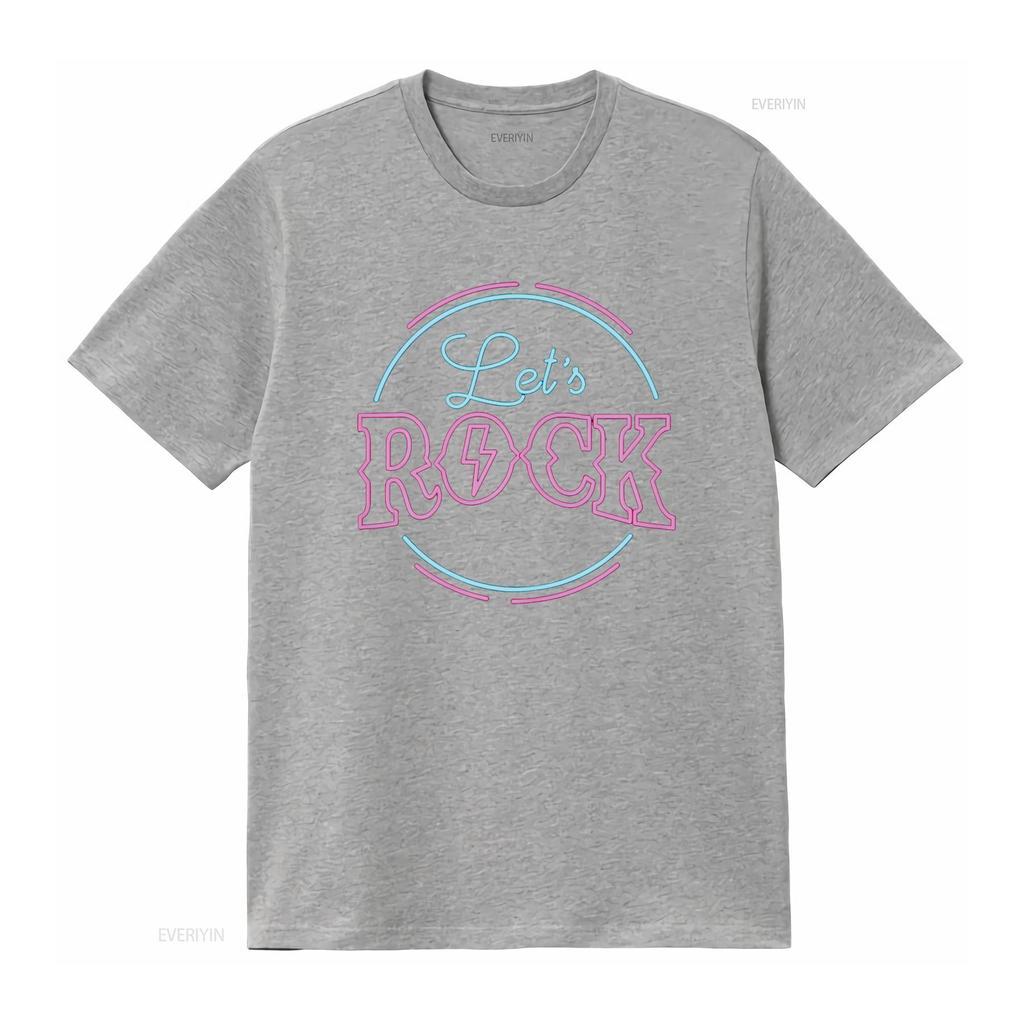 My Music Is Rock and Roll Let s T Shirt vintage Washed Slightly designer clothes Comfortable graphic streetwear