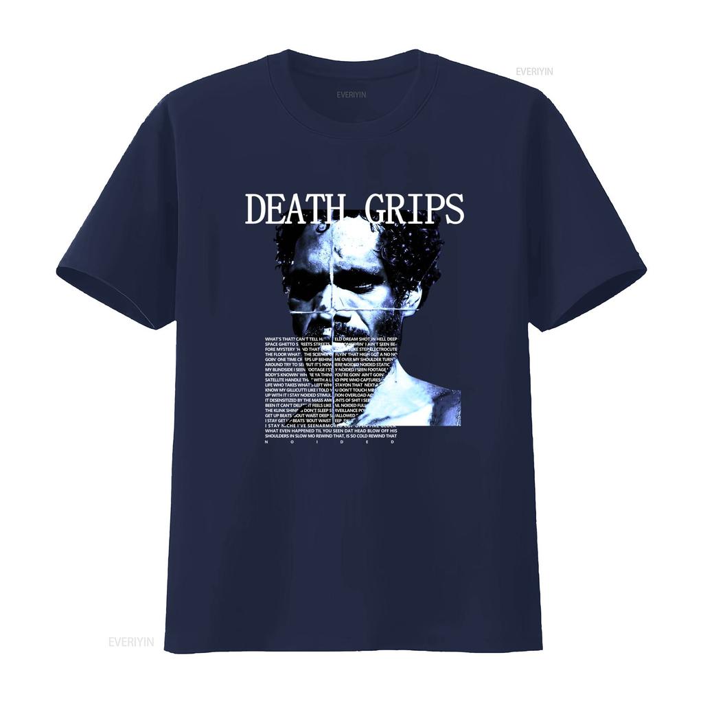 Maglietta in Cotone Tour Album Noided Band Death Grips Per Sb232 Vintage Leggermente Versatile Top alla Moda Per l'Uso Quotidiano