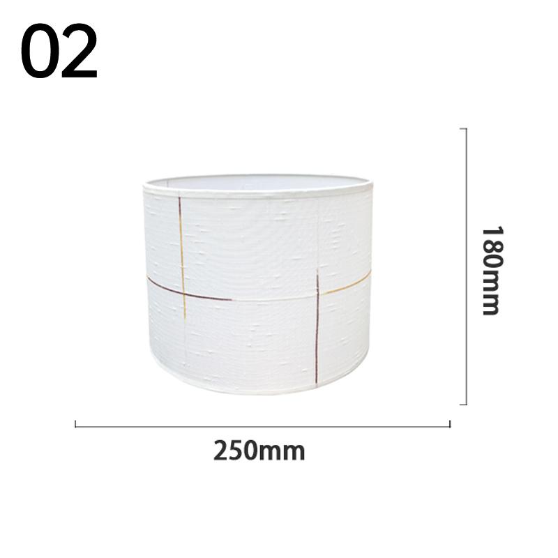 Living Room Lamp Shade BedroomFabric Lampshade Floor Lamp Chandelier E27 Tabletop Desktop Light Shade