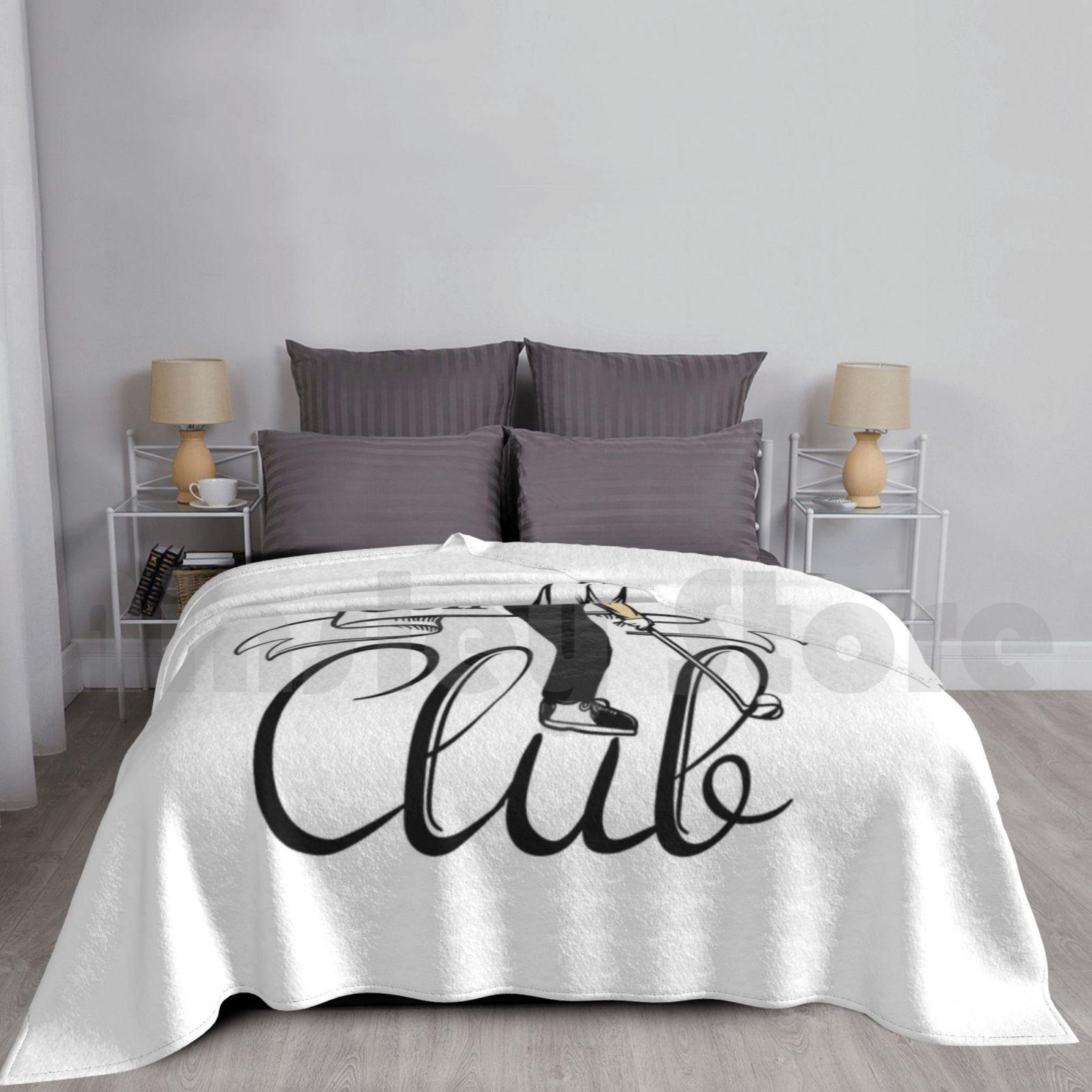 Golf Club Blanket Super Soft Warm Light Thin Golf Golf Club Discount Golf Clubs Golf Player Golf Ball Gift Idea Golf Size: 75*100cm, Weight: 230 GSM