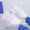 2023 Spring New Women's Shoes Sports Shoes Korean Version of Flying Woven Casual Shoes Pure Color Breathable Mesh Women's Shoes