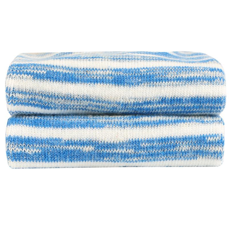 Spring and Summer Anti-drop Combed Cotton Striped Boat Socks for Men, Silicone Anti-slip Socks and Invisible Socks