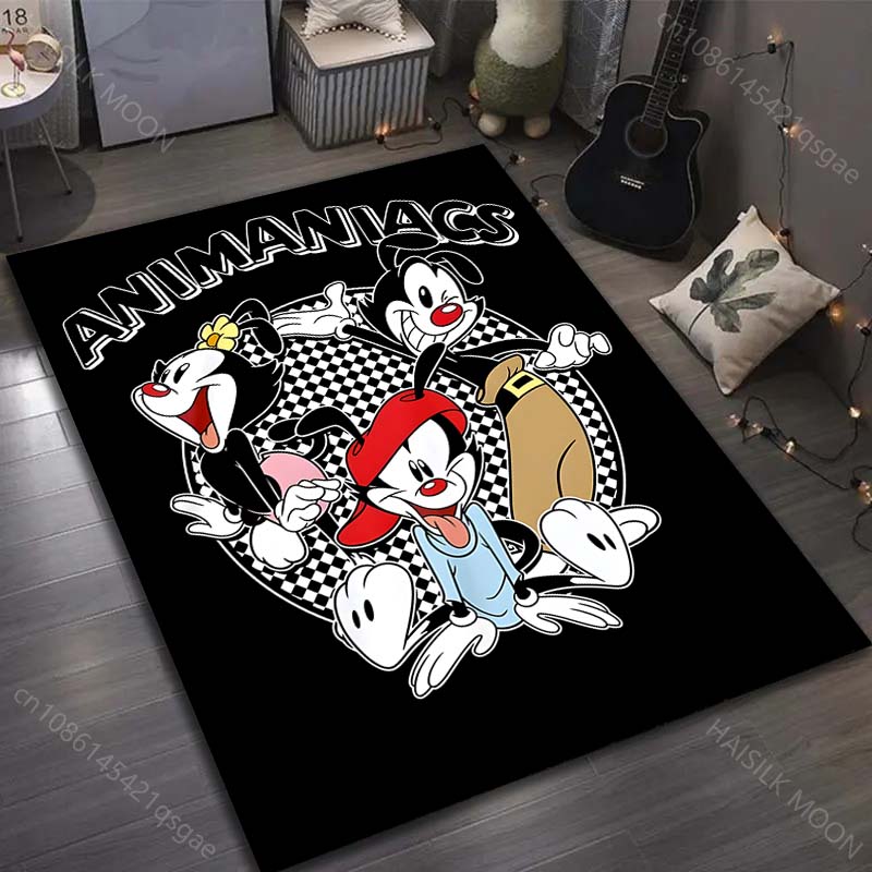 

1PC A-AnImaniacs Print Cartoon Carpet for Living Room Bedroom Sofa Doormat Home Decor Sofa Table Area Rug Non-slip Floor Mat 40x60cm