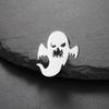 LIKGREAT Halloween Ghost Brooch Gothic Pin Badge Stainless Steel Jewelry Costume Accessory for Costume Party Gift