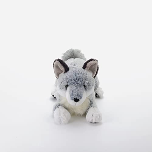 Sun Lemon Knee Wolf Plush Toy, Medium, 22.5 x 9 x 44.4 cm, Animal, P-4992