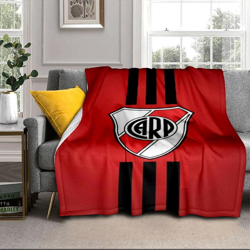 River Plate Emblem Portable Blanket/Soft Blanket Bedding Blanket Suitable for Travel Camping Living Rooms Offices Sofas Fan Gifts