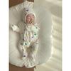 Newborn Clothes 2023 Autumn Colorful Heart-Shaped Foot-Covering Baby Jumpsuit Unisex Baby Romper Onesie