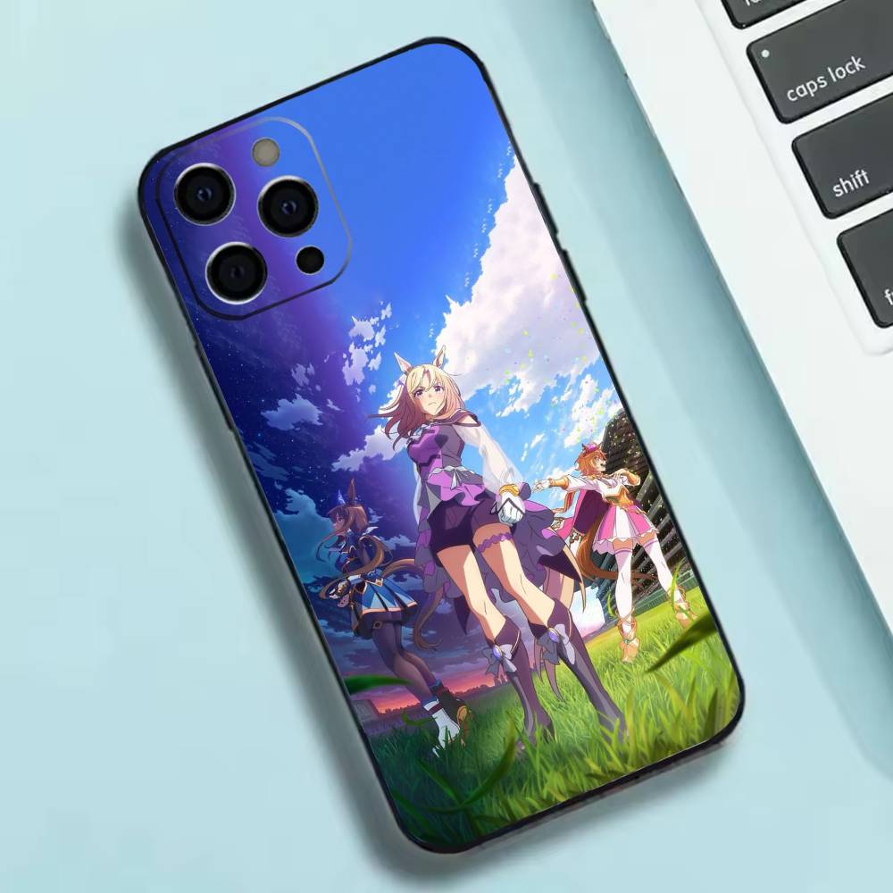 Pretty Derby Uma M-Musume Phone Case Silicone Soft For IPhone 17 16 15 14 13 12 11 X XR Plus Pro Max Plus