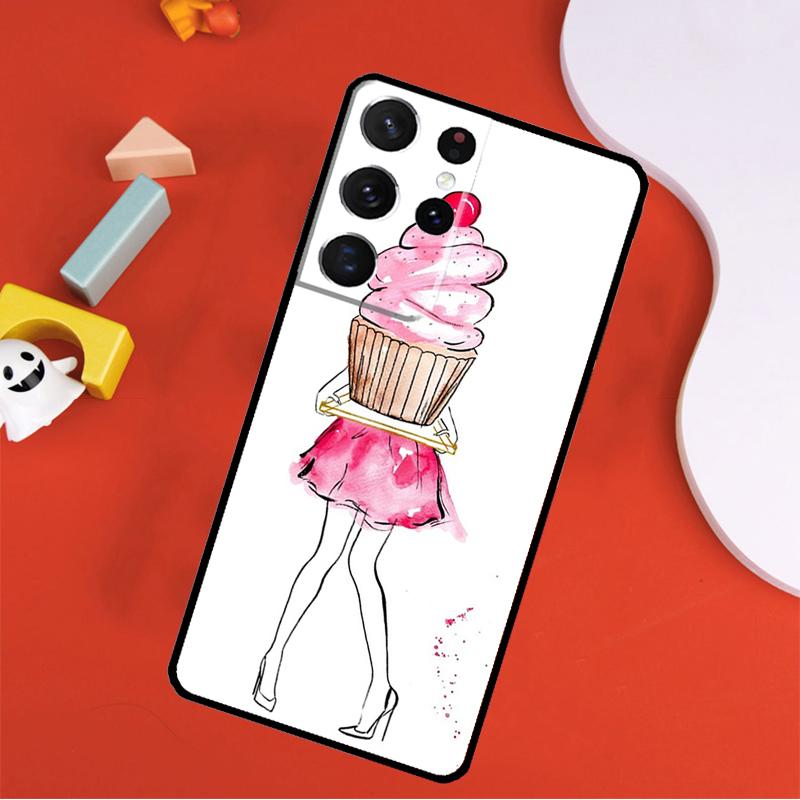 City Fashion Girl Phone Case For Samsung Galaxy S25 Ultra S9 S10 S20 S21 FE S22 S23 S24 Plus S24 Ultra Cover