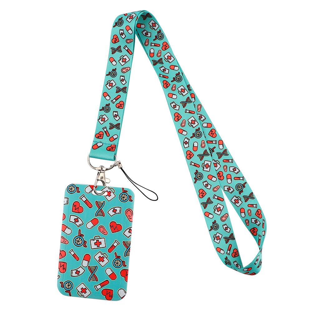 Chemistry Credential Holder Science Lanyards for Key Neck Strap For Card Badge Gym Keychain Keyring Accessories Student Gifts
