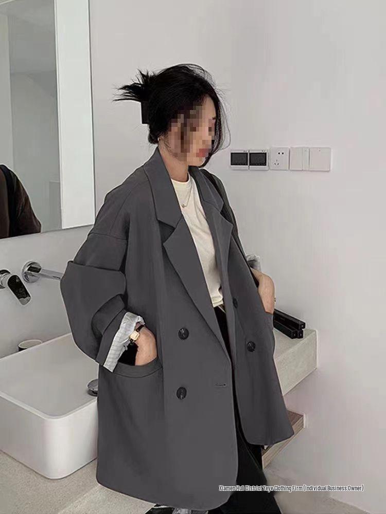 2024 Spring/Autumn Women's Long-Sleeve Korean Slimming Fashion Blazer