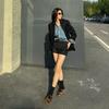 Sheepskin~ Genuine Leather One-word Buckle with Mary Jane Shoes Women's Soft-soled Ballet Flats Light Mouth Versatile Leopard Print Single Shoes