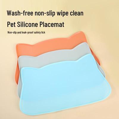 Silicone Non-slip Waterproof Pet Dining Mat for Cats and Dogs