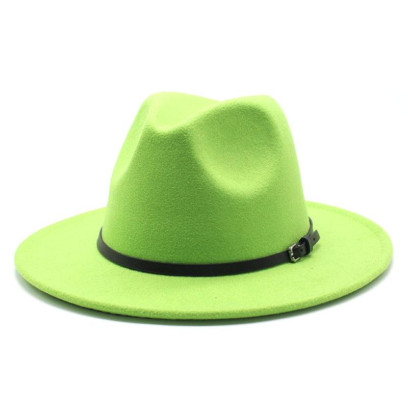 Hat Ladies Jazz Hat Seasonal British Retro Top Hat Ladies Trendy Ladies Woolen Gentleman Hat