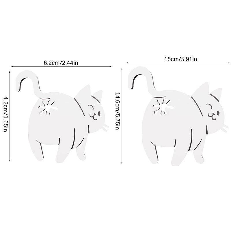 Funny Cat Butt Bread Clip 3D Printed Bag Clip Bag Holder Novelty Kitchen Gadget For Cat Lovers Food Storage Home Decor 1/2/3Pcs