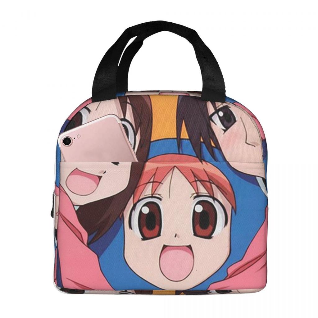 Azumanga Daioh Anime Osaka Ayumu Kasuga Insulated Lunch Bag for Women Kids Portable Food Boxes Thermal Lunch Box Tote