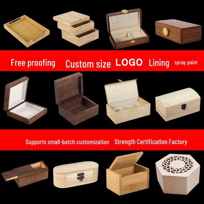 Custom High-End Wooden Gift Box for Jewelry and Antiques