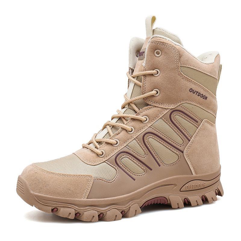Plus Size Trendy Outdoor Desert Mid-Top Special Tactical Military Boots Field Combat Training Combat Boots Combat Boots