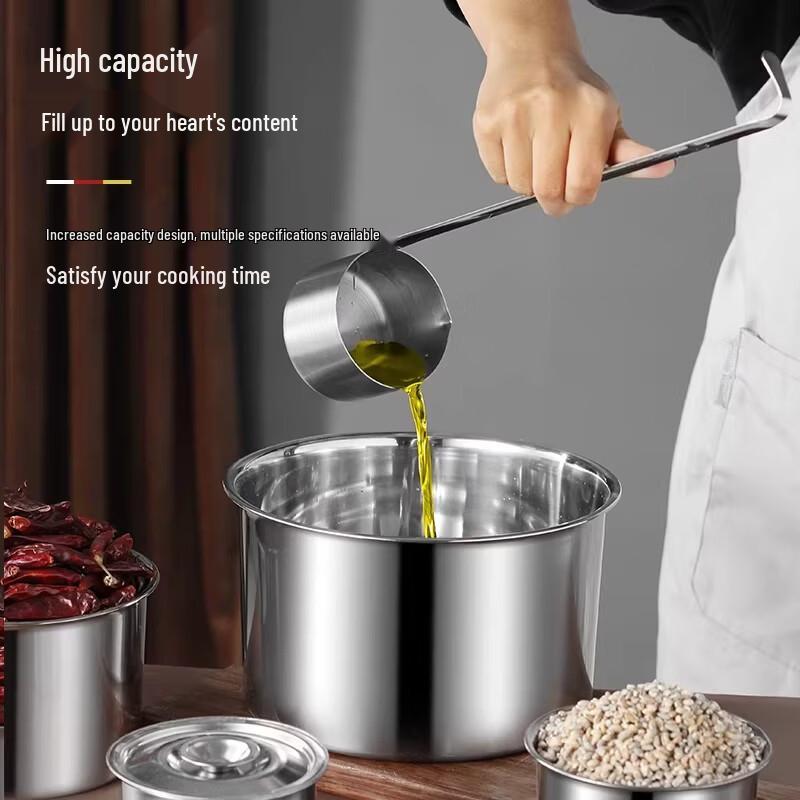 Jing Ling Xin 304 Stainless Steel Condiment Jar with Lid