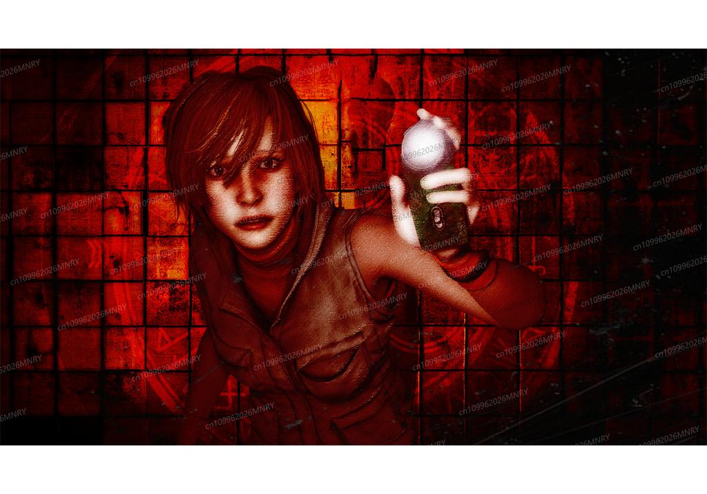 Silent Hill 3 Pánská Dámská Herní Tapiserie Zábavná Tapiserie Nástěnná Tapiserie Dekorace Místnosti Tapiserie do Pokojů Vintage Tapiserie Ložnice Obývací Tapiserie
