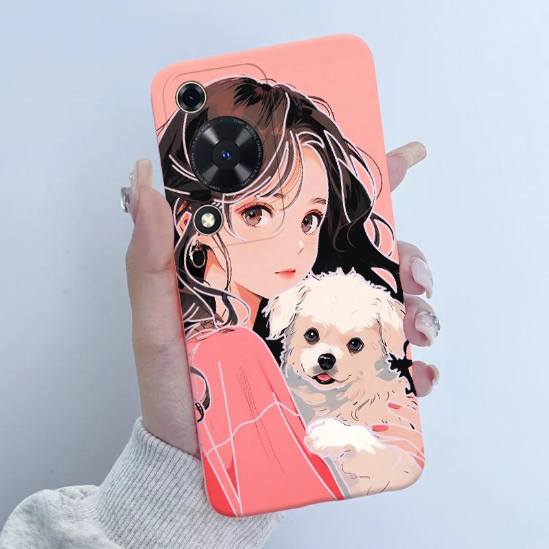 Case For Huawei Nova Y72 Butterfly Floral Girl Design Soft TPU Silicone Back Cover For Huawei Nova Y 72 MGA-LX3 Enjoy 70 Fundas