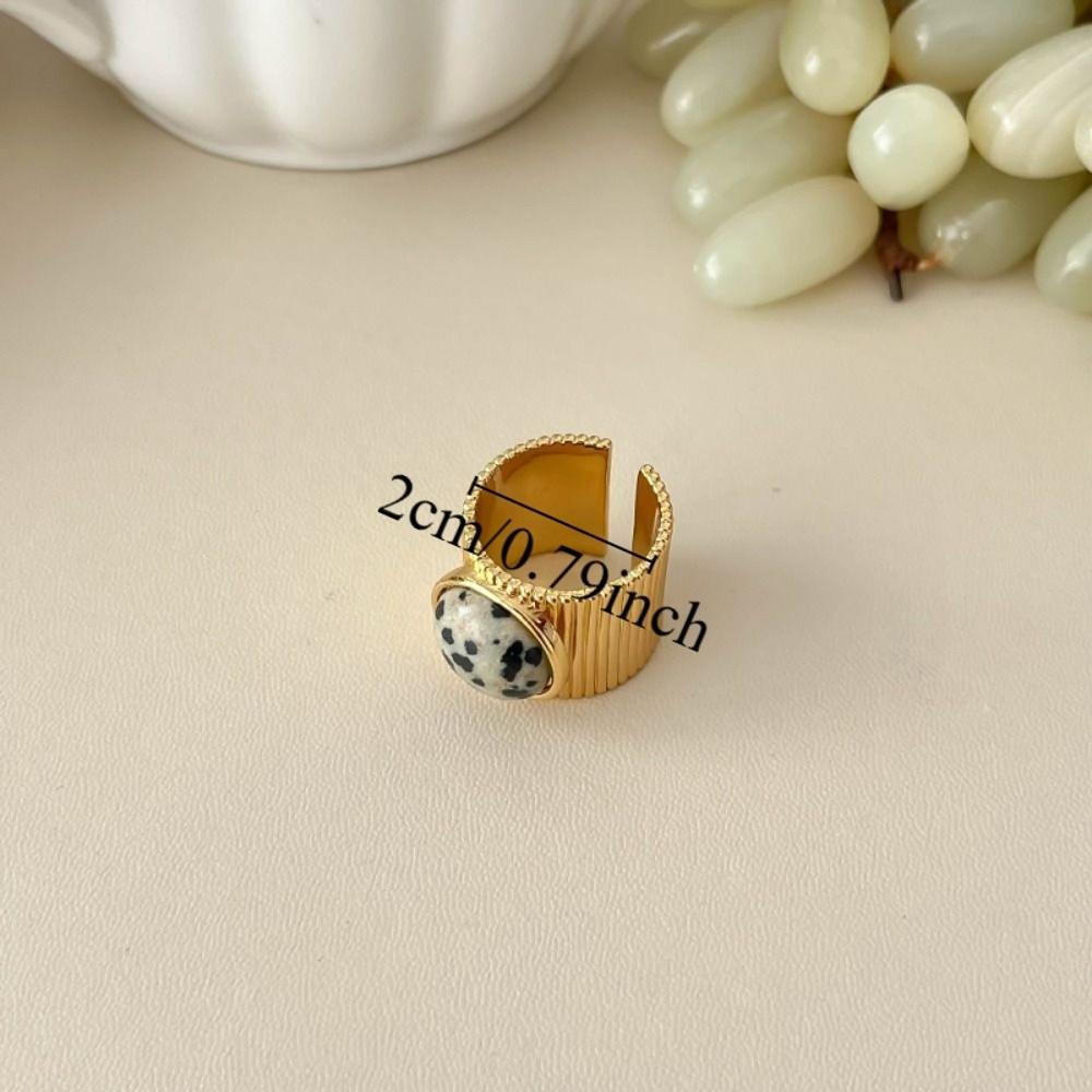 Creative Amber Open Finger Rings Natural Opening Rings Fashion Finger Rings  Women