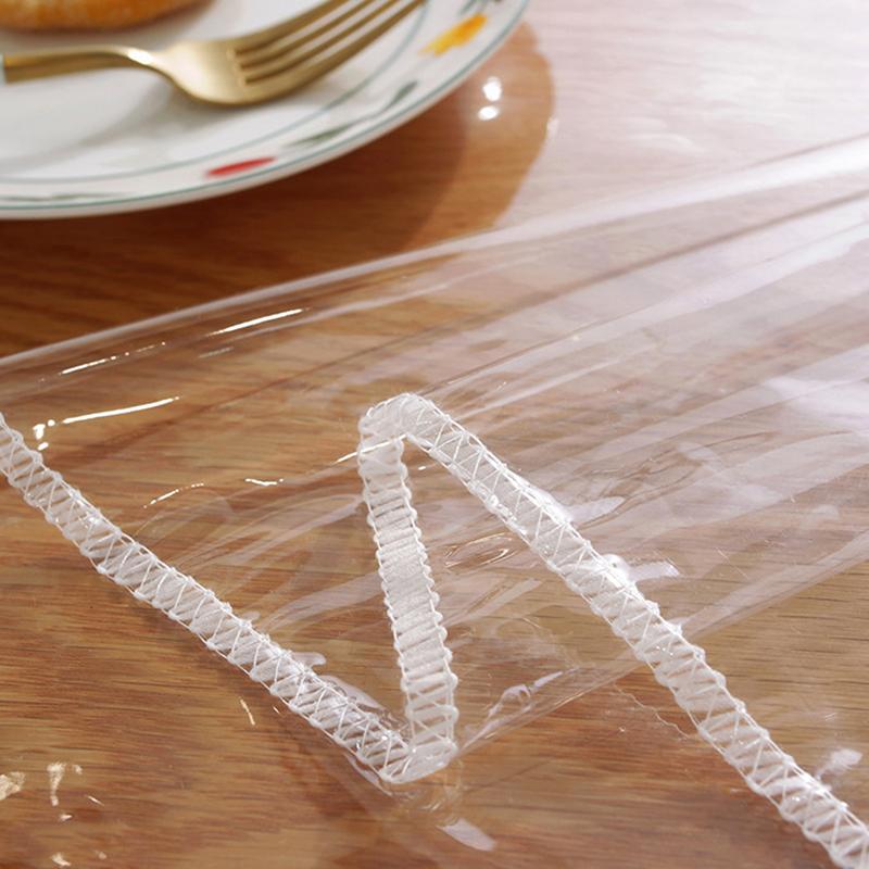 Rectangular Tablecloth Transparent Table Cloth Table Protector Heat Resistant Waterproof Oil Resistant Anti-Scratch Tablecloth