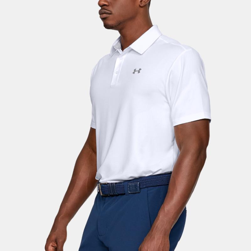 Under Armour Playoff 2.0 Golf Casual Sports Polo Shirt Men Tops White 1327037-107