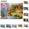 Mini Landscape Art Puzzle Series Challenging Difficultly 1000pcs For Adults Stress Relief Toy