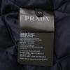 PRADA [Good condition/Domestic regular/24 year old] SGC870 cashmere blend with quilted liner coat 46 NavyUsed