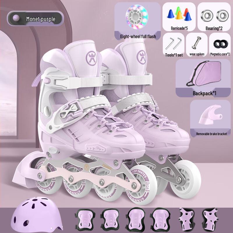 Светящиеся раздвижные роликовые коньки Swheel для детей 1