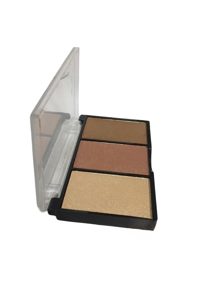 Megaga Usa Pro Contour Highlight Palette (Pack of 3)