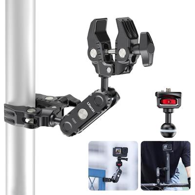 Ulanzi C017 Dupla Super Pinça Cabeça de Bola Braço Mágico Ângulo de Câmera Intercambiável para Caranguejo Duplo para Câmera LED Externa Melhor e Conecta a