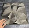 Decorative Wall Panels 50x50 Cm, Pack of 8, Anthracite