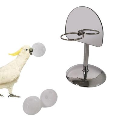 Vogel Papagei Basketballkorb Requisiten Spielzeug Wellensittich Bälle Puzzle Spiel Kauspielzeug Haustierzubehör