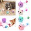 Plush Plush Mouse Cat Toys Relieve Boredom Bite Resistant Cats Fun Playing Scratch Training Toy With Bell Interactive Kitten Toy