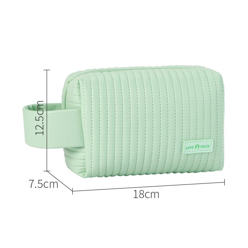 Carino Piccolo Beauty Case Portatile Borsa Cosmetica da Viaggio Pochette per Trucco Impermeabile Borse da Toilette per Accessori di Bellezza Regalo per Donne