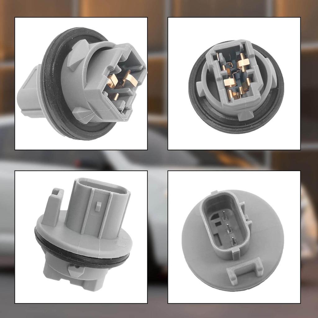 2pcs 33302-S5A-A01 T20 Turn Signal Brake Tail Light Bulb Socket Plug Connector for Honda CR-V Civic Odyssey Element Crosstour for Acura TL TSX RDX