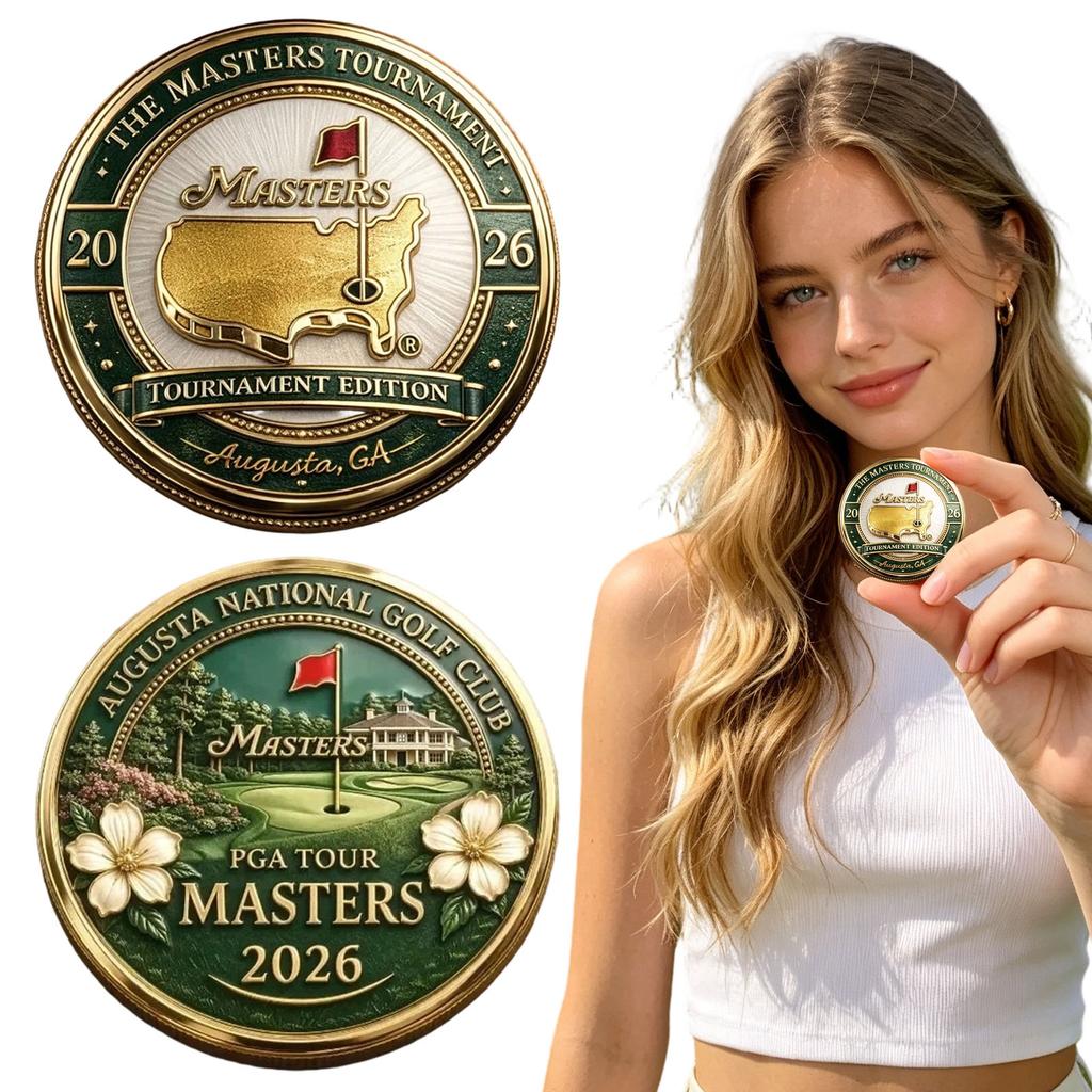 Golf Commemorative Coin Metal Collectible Souvenir