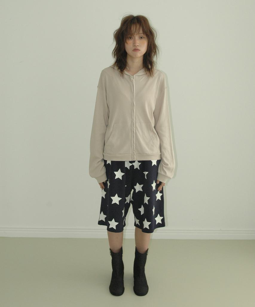 Aepeuteosseommeo Star Sweat Bermuda Pants (Navy)