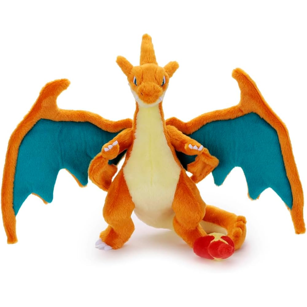 Takaratomy A.R.T.S Pokmon Mega Charizard Y Plush Toy 38cm Soft Stuffed Animal