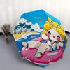 1pc Lively Sailor Moon Automatic Opening and Closing Umbrella - Lightweight 3-Fold Design, Suitable for Fans, Travel, Daily Use, Interesting