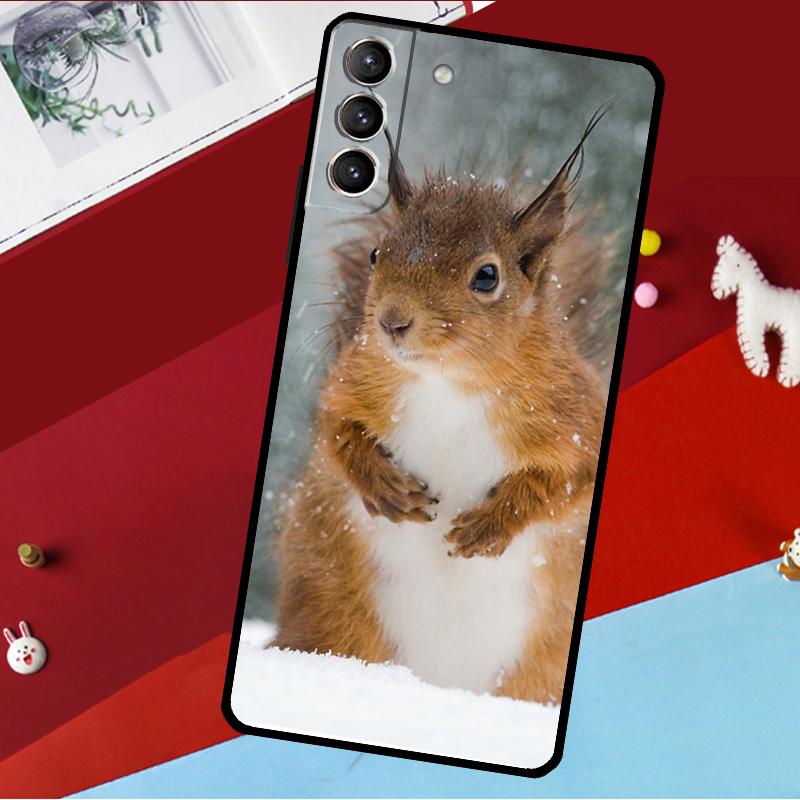 

Cartoon Animal Squirrel Funda For Samsung Galaxy S25 S23 S22 S20 S24 Ultra S9 S10 Plus S21 FE S25 FE Phone Case Galaxy S25 Plus
