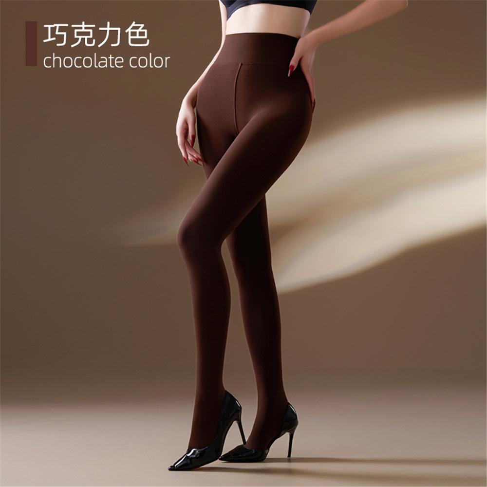 Sexy Women 120D Antumn Winter Warm Pantyhose Open Crotch Elastic Bottom Wear High Waist Tights Shaping Stocking Leggging