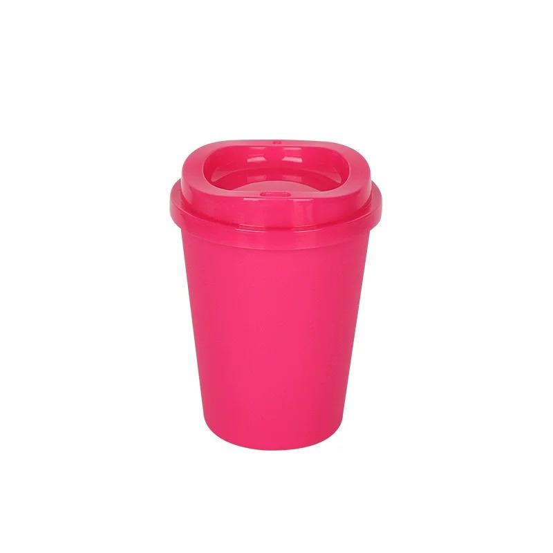 12OZ Color Reusable Plastic Straw Cup Large Capacity Leakproof Travel Tumbler for Coffee Smoothie Home Birthday Party Takeaway