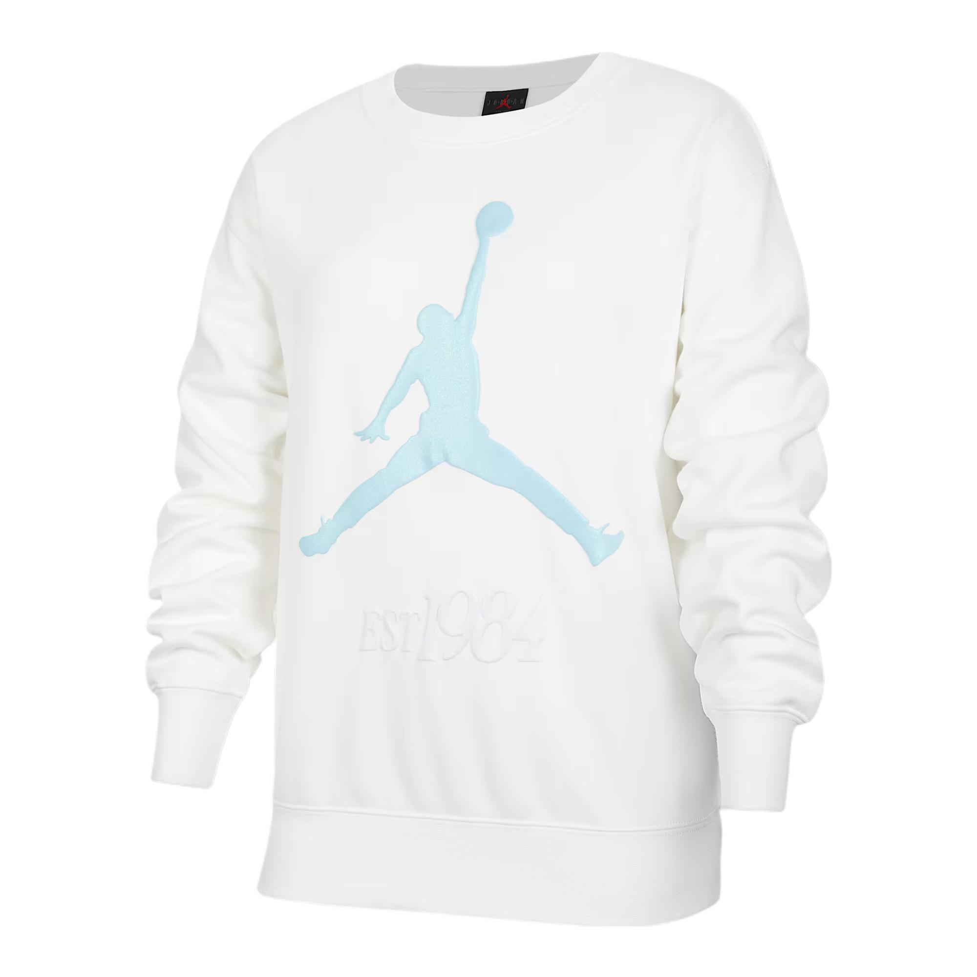 Jordan Джемпер с круглым вырезом Jumpman Club, вязаный, со спущенным плечом, детские топы IQ2869-133 M